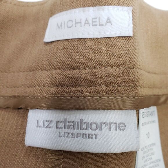 Liz Claiborne Lizsport Michaela Woman's Stain Resistant Pants, Size 10 - Picture 4 of 12